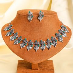 Oxidized temple jewellery