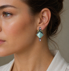 Mint & Blush Designer Earrings