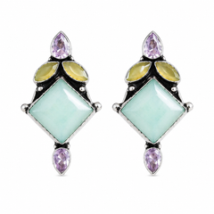 Mint & Blush Designer Earrings