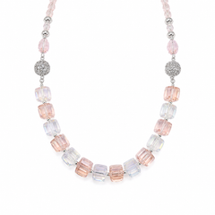 Elegant Multicolor Crystal Beaded Necklace Cum Bracelet for Women Stylish Layered Fashion Jewellery