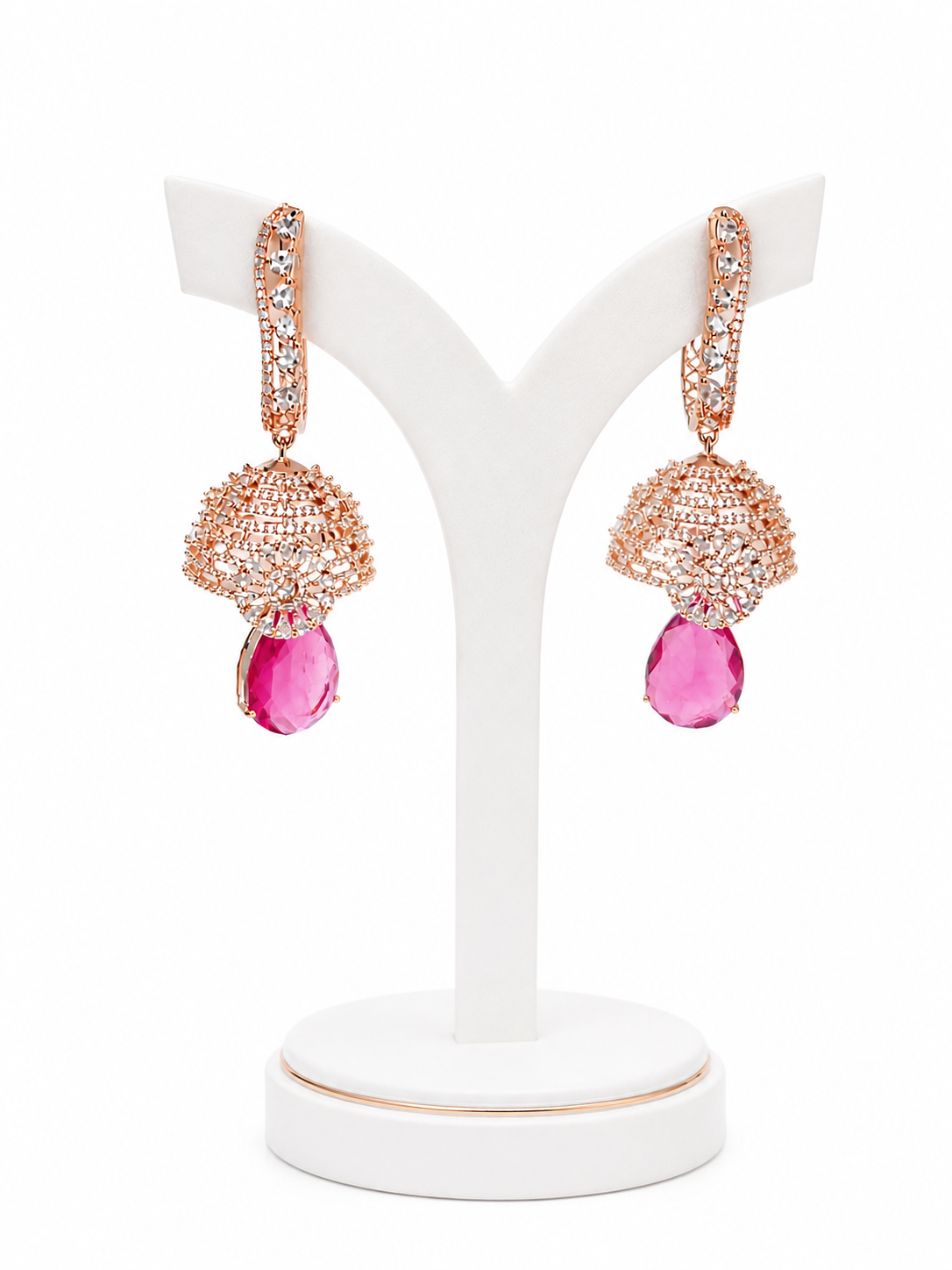 Rosé Royale Jhumka Earrings