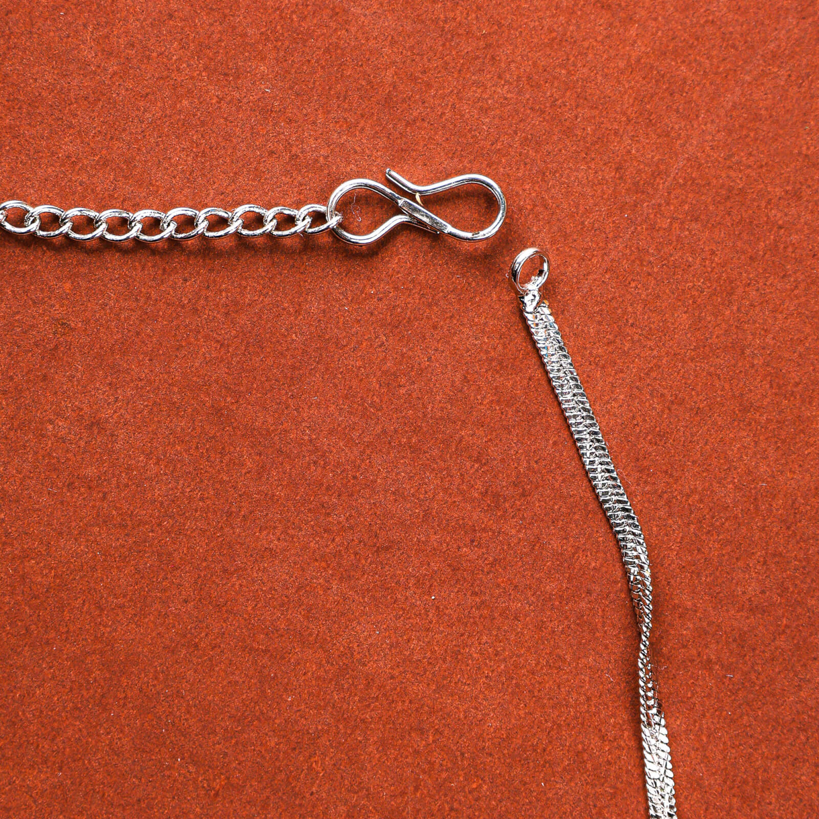 Fancy Silver plated necklace set