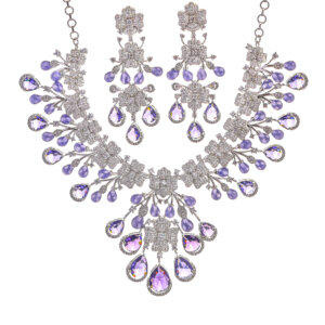 Royal American diamond necklace set