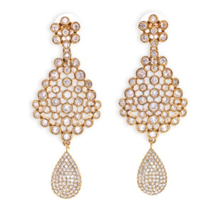 Gold Plated American Diamond necklace set