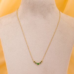 Green crystals Necklace