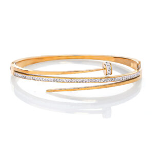 Aspirated nail Anti-Tarnish Bangle