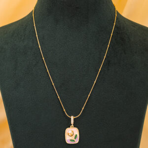 Tulip Floral Pendent Necklace