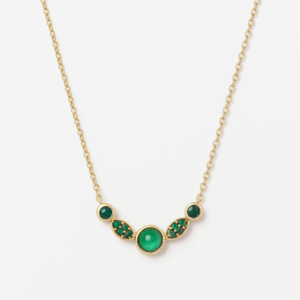 Green crystals Necklace