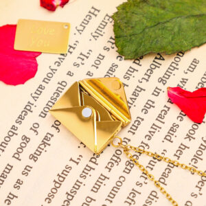 Love  You ' Envelop Pendent Necklace