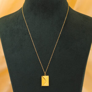 Love  You ' Envelop Pendent Necklace
