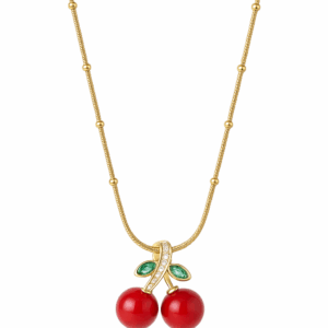 Red Cherry pendent Necklace