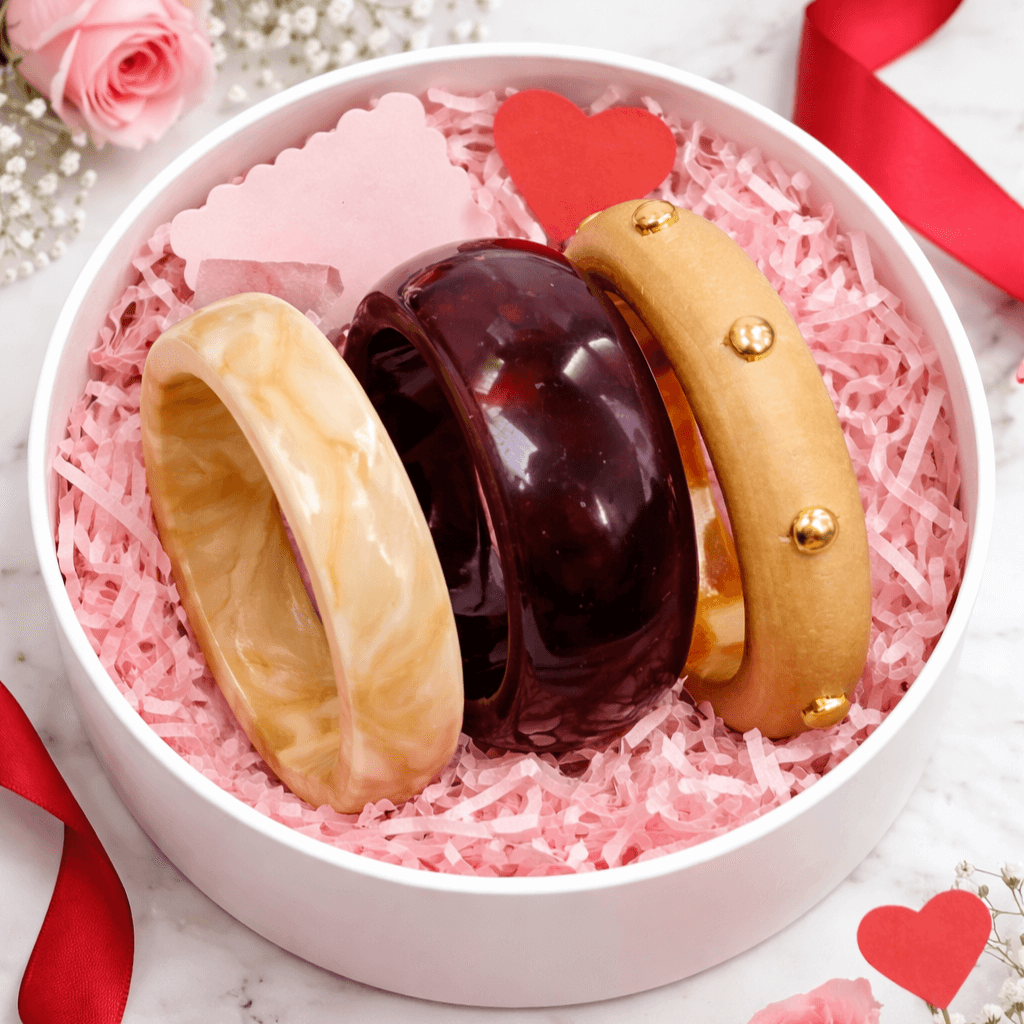 Designer Statement Resin 3-Piece Bangles Set for Bold & Classy - Image 2