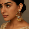 New blush royal peacock jhumka