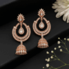 Chand bali rose gold plated earring
