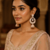 Chand bali rose gold plated earring