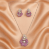 Blossom Diamond Pendent Set