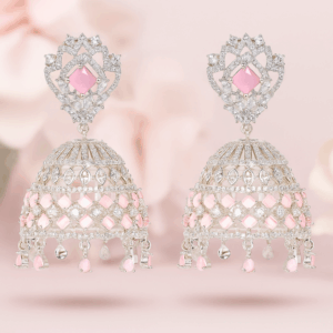 Royal Cubic zirconia Jhumka