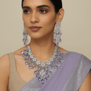 Royal American diamond necklace set