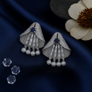 Elegant Silver finished Stud