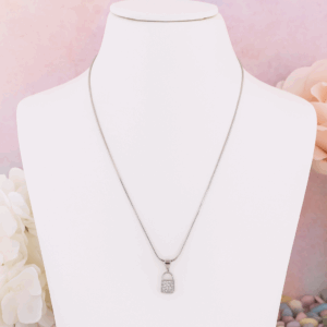 Glow Lock  925 Silver Chain Pendent