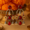 Ethnic kundan fusion earring