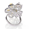 CZ with Pearl & Monalisa Stone Ring