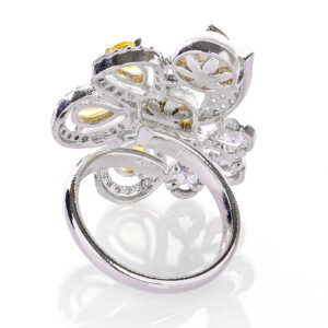 CZ with Pearl & Monalisa Stone Ring