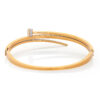 Aspirated nail Anti-Tarnish Bangle