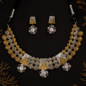 Nazakat dual tone choker