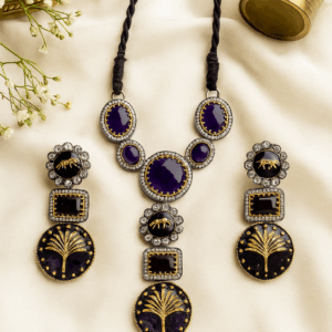 Sabhysachi moissanite necklace set