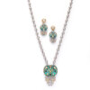 Long two tone fusion Necklace set