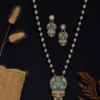 Long two tone fusion Necklace set