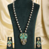 Long two tone fusion Necklace set