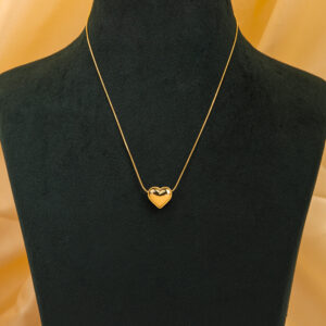 Heart Pendant Gold Necklace