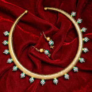 Hand crafted gold Plated Hasali
