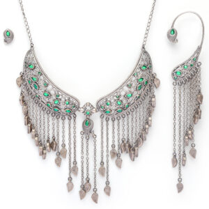 Antique In do-western Afghani Oxidized Choker