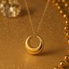 Golden Orbit Necklace