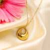 Golden Orbit Necklace