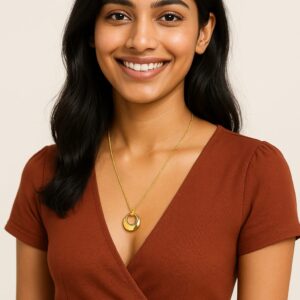 Golden Orbit Necklace