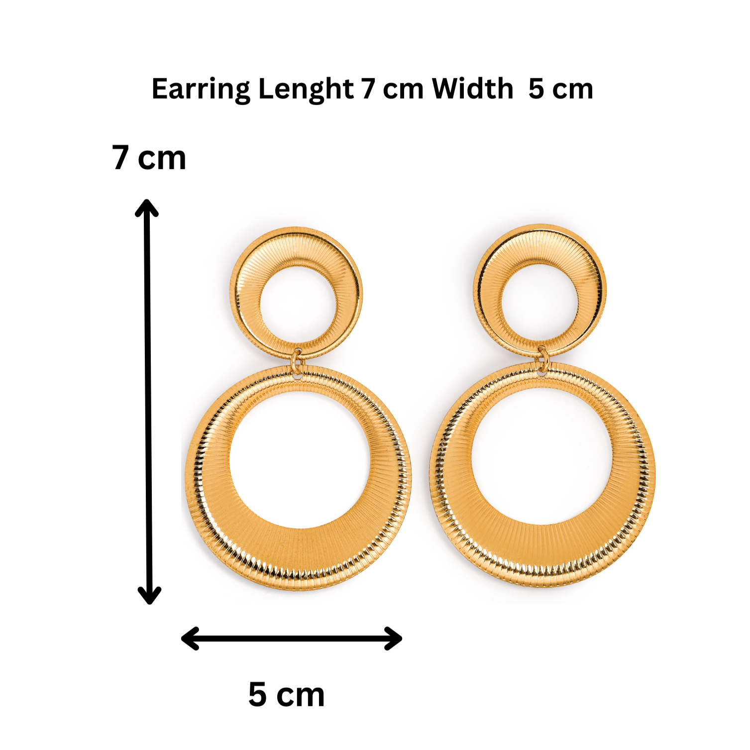 8 Shape geometric drop & dangle earring - Image 5