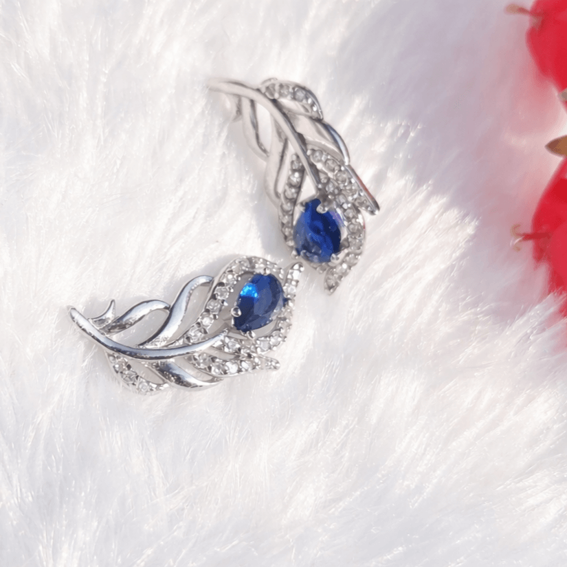 925 Silver Morpankha Earring