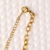 Lock style chain pendent