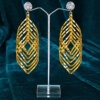 Leaf Shaped metallic Earring