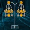 Ethnic kundan fusion earring