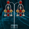 Ethnic kundan fusion earring