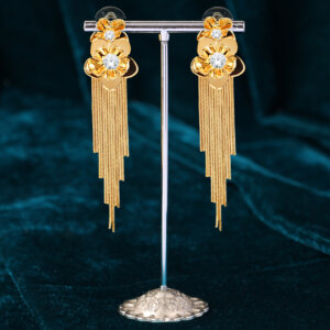 Metal tassel tango Earring