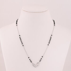 Heart Bond 925 Silver Mangalsutra