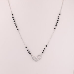 Heart Bond 925 Silver Mangalsutra