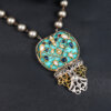 Long two tone fusion Necklace set