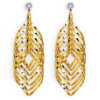 Leaf Shaped metallic Earring